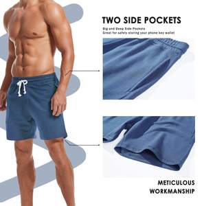 Shorts pour hommes, légers, pour le travail en plein air, pour les voyages, streetwear, taille plus, shorts décontractés avec 3 poches zippées - Product Image 3