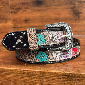 Venta de fábrica, Cinturón de tachuelas de cuero mecanizado a mano de lujo, hebilla de pasador ajustable, cinturones de cuero de vaca genuino personalizados para hombres y mujeres - Product Image 2