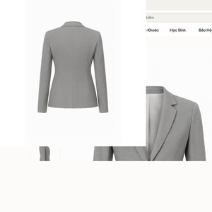 Blazer de Negocios para Mujer, Corte Entallado, Chaqueta Formal de Oficina - Product Image 3