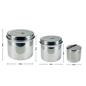 Bandeja esterilizada de acero inoxidable con forma de riñón, pinzas, tarro, recipiente, botella, herramientas cosméticas para tatuajes, médicas, dentales y quirúrgicas - Product Image 3