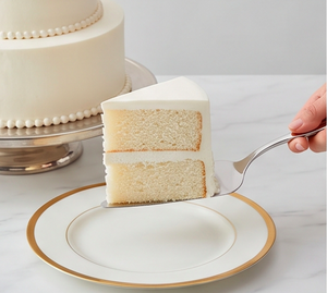 Ensemble de service à gâteau en acier inoxydable poli miroir pour mariages et occasions spéciales, ensemble d'outils métalliques durables - Product Image 4