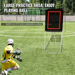 Rete da allenamento pieghevole 3x4 piedi per giardino, rimbalzista per lacrosse, pallavolo, baseball, attrezzatura per allenamento con rimbalzo e lancio - Product Image 3