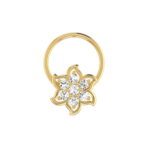 SOLITAIREKART - Piercing de Nariz con Diamante Natural de 0.07 Quilates, Color HI, Claridad VS-SI, Fine Grillz - Product Image 1