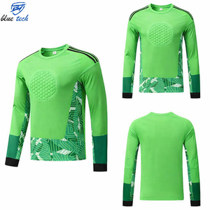 Uniforme de Portero de Fútbol Personalizado, Manga Larga, Acolchado, Transpirable, Protección UV, Conjunto de Camiseta y Pantalones, Equipación de Fútbol OEM - Product Image 1