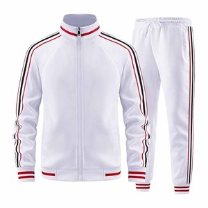 Custom Men <b>Track</b> Suits Sets Long Sleeve Full-zip Sweatsuit Active Jackets and Pants available in different color - Product Image 4