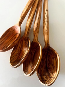 Cuillère à thé en bois de qualité supérieure, écologique, pour café, thé, sucre, outil de cuisine durable pour la cuisson - Product Image 3