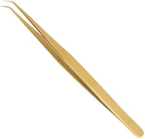 Custom Logo 90-Degree Volume <b>Eyelash</b> Tweezers Lash <b>Applicator</b> with Steel Fiber Tips Beauty Supplies for Lash Extension - Product Image 3
