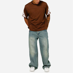 Camiseta de Fútbol Americano Personalizada para Hombre, Talla Grande, Transpirable, Manga Corta, con Número Estampado, Estilo Urbano, Marca Privada, Venta al Por Mayor, OEM - Product Image 6