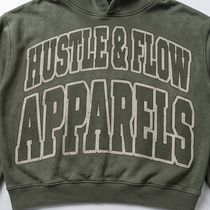 Conjunto Deportivo Personalizado Vintage para Hombre de Dos Piezas con Sudadera con Capucha y Pantalones Anchos Estampados, Conjuntos Deportivos Anchos Hechos a Medida en Oferta - Product Image 3