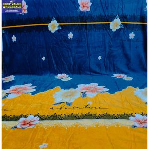 Luxury 1.2 KG Soft Warm <b>Winter</b> Polyester Flannel Raschel Single Bed Blanket for Single Beds - Product Image 3