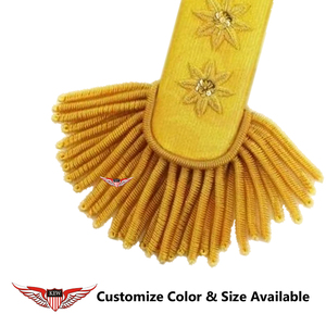 Epaulette de Hombro Personalizable con Hilo Metálico, Accesorio de Lujo Ecológico con Bordado en Hilo Mylar - Product Image 2