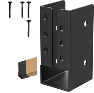 Support de poutre en aluminium dissimulé, support à bride invisible pour poutres 2x4, support de montage invisible en aluminium - Product Image 1