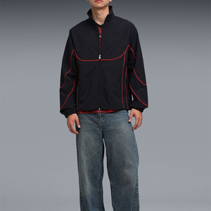 Vestes coupe-vent pour hommes, personnalisées avec logo sur le devant, imperméables, respirantes, matelassées, coupe-vent, pour activités de plein air, vente en gros - Product Image 3