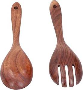 Nueva llegada: Tenedor de cena de madera de estilo atractivo y bajo costo, tenedor de ensalada de madera a precio económico, utensilios de madera para mesa de comedor de bodas, cuchara. - Product Image 4