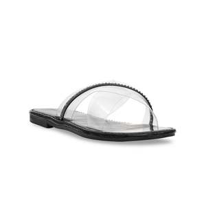 Pantoufles noires décontractées CL1647 - Product Image 2