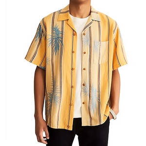เสื้อฮาวายแฟชั่นใหม่สำหรับผู้ชาย ผ้าทนทาน ขายดี กำลังฮิต น้ำหนักเบา ราคาถูก คุณภาพสูง - Product Image 1