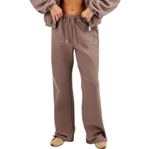 <b>Womens</b> Two Piece Hooded Tracksuit Full Zip Long Sleeve Crop Jacket Elastic Waist Wide Leg Trousers Casual <b>Lounge</b> Outfit Set <b>Suit</b> - Product Image 4