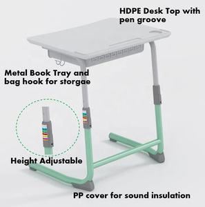Chaise de bureau d'étude pour élèves du primaire avec cadre en métal - Product Image 6
