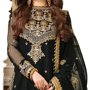 2025 Logo personnalisé broderie lourde femmes robe de soirée costumes avec décoration à paillettes meilleur prix de gros dames robe de soirée ensembles - Product Image 1