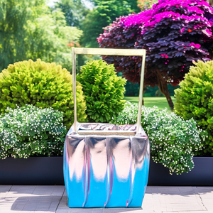 Best Price Folk Art Flower Arrangement Wooden Box: UV Coating, Stamping, Embossing & Varnishing for Garden and <b>Nursery</b> - Product Image 1