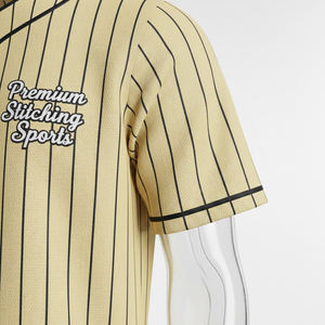 เสื้อเบสบอลสั่งทำคุณภาพสูง พิมพ์ลายแบบซับลิเมชั่น ขายส่งชุดยูนิฟอร์มเบสบอล - Product Image 3