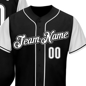 Personalized Custom Baseball Jersey Sublimated OEM 100% Polyester Casual Button Front Team Name Number Sports Shirt Design Wear - Product Image 2
