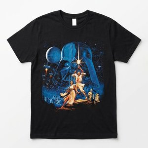 Camisetas negras personalizadas con logo DTG para hombre, de alta calidad, algodón y poliéster, transpirables, estilo urbano informal para hombre. - Product Image 1