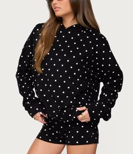 Ropa Deportiva para Mujer con Logotipo Personalizado, Conjunto de Sudadera Corta de Alta Calidad, Conjunto de Dos Piezas con Sudadera con Capucha y Pantalones Cortos para Mujer - Product Image 5
