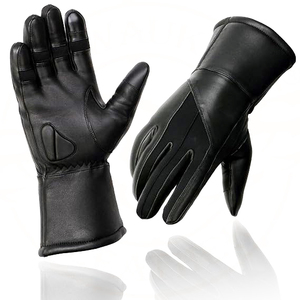 ถุงมือหนังน้ำหนักเบาสีดำสำหรับผู้หญิงแซมโรซ สปอร์ตส์ - Product Image 3
