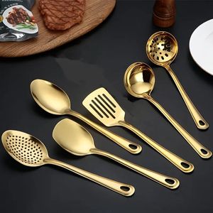 ชุดอุปกรณ์ครัวทองแดงตกแต่ง ชุดเครื่องครัว ช้อนเสิร์ฟ ทัพพี ตะหลิว สำหรับครัวสมัยใหม่ - Product Image 1