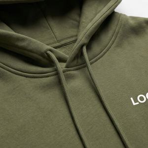 Sudadera con Capucha Oversize de Algodón y Felpa con Logotipo Bordado, Teñido Liso, Calidad Premium, Marca Personalizada, Color Personalizado, Estilo Pullover para Otoño - Product Image 4