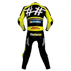 Traje de Carreras MotoCP de Cuero de Canguro/Vaca, Hecho a Medida por Zuzuki, Traje de Una Pieza Profesional con Triple Costura - Product Image 2