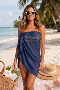 Pareo Hawaiano Polinesio Personalizado de Moda, Envoltura de Playa, Ropa Tropical para Resort, Fabricante Textil OEM ODM - Product Image 6