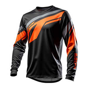 Ropa Deportiva Transpirable, Jersey de Motocross de Manga Larga, Ropa de Carreras, Camiseta de Carreras Popular en Oferta, Jersey de Motocross - Product Image 1