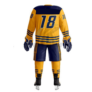 KHIMASHAM INDUSTRY Uniforme de Hockey sur Glace pour Hommes Adultes, Meilleure Vente, Dernier Design, Polyester Respirant, Personnalisable, Fabrication de Haute Qualité - Product Image 5
