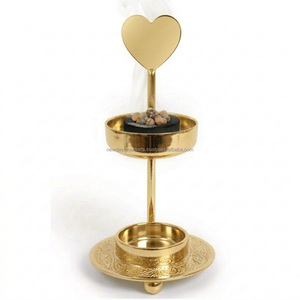 ชุดคอลเลคชั่นพรีเมียม ขาตั้งเตาทองเหลืองปรับระดับความสูงได้ ใช้ได้ทั้งฤดูใบไม้ผลิและฤดูร้อน ทนทาน เป็นมิตรกับสิ่งแวดล้อม ทำจากวัสดุธรรมชาติ 100% - Product Image 2