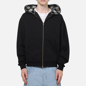 Wholesale Heavyweight <b>Zip</b> <b>Hoodie</b> Men's Casual Regular Fit Hooded Lined Hood Front <b>Pockets</b> 100% Cotton Eco-Friendly Sweatshirt - Product Image 1