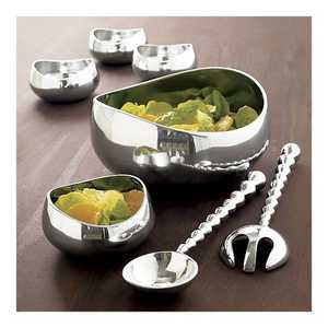 Bol en acier inoxydable argenté avec support floral doré sur pied – Décoration moderne pour table, idéal pour servir des snacks, des bonbons ou comme objet décoratif pour la maison - Product Image 3