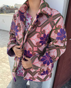 Handmade Vintage <b>Kantha</b> Cotton <b>Jacket</b> – Sustainable Patchwork Quilted Coat, Boho Chic Fashion - Product Image 1