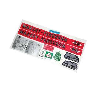 Juego de pegatinas de vinilo para tractor Massey Ferguson 35 35X 35 Special TO35 - Product Image 1