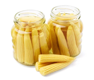 Baby Corn in Brine Peeled Whole Canned Vegetables in Can Tinned Salty Flavor Room Temperature Storage - Product Image 3