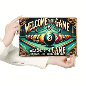 CIFbuy 8x12 Inch Vintage <b>Retro</b> Aluminum <b>Sign</b> TikTok for Temu Pick up Service Letter Board 20.3x30.5cm - Product Image 4