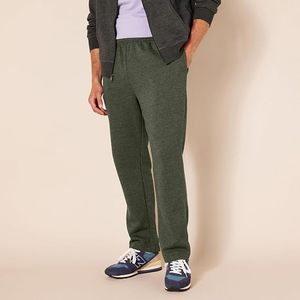 Pantalon de survêtement décontracté pour homme, coupe droite, taille mi-haute élastique, longueur intégrale, vente en gros - Product Image 6