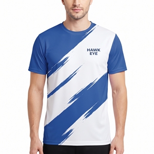 เสื้อยืดผู้ชายแบบสั่งทำพิเศษ พิมพ์ลายทั้งตัว ระบายอากาศได้ดี แขนสั้น เหมาะสำหรับวิ่ง ออกกำลังกาย เล่นกีฬา และกิจกรรมกลางแจ้ง - Product Image 5