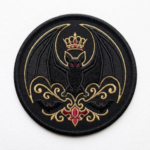 Patch thermocollant personnalisé motif cercle œil maléfique, brodé, œil rouge, thème horreur, pour vêtements gothiques, vestes en jean d'Halloween - Product Image 4