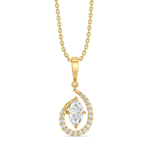 Geometric <b>Emerald</b> Cut Diamond <b>Pendant</b> Necklace In 18K Gold Plated Yellow Gold with Link Chain Unisex Luxury Style - Product Image 2