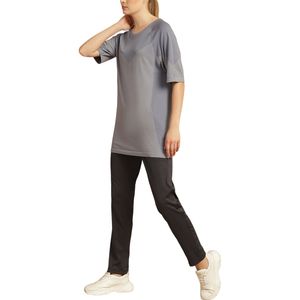 Ensemble de vêtements de sport pour femmes de qualité supérieure, t-shirt et pantalon, tissu respirant confortable, tenue de sport pour l'entraînement quotidien - Product Image 5