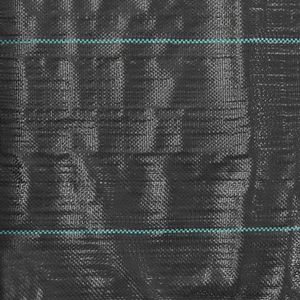 แผ่นรองควบคุมวัชพืชและรากสีดำ PP 6.6 'x 164' สำหรับอุปกรณ์ทำสวน - Product Image 3