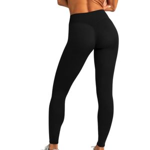 Leggings de Cintura Alta para Mujer, Elásticos, Ajustados, Transpirables, para Gimnasio, Yoga, Ropa Deportiva, con Logotipo Personalizado, OEM, ODM - Product Image 2