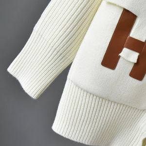 Abrigo de Punto con Estampado Paisley de Manga Larga para Mujer, Suéter Largo de Moda Otoño Invierno, Blusa Básica con Cinturón para Otoño - Product Image 3